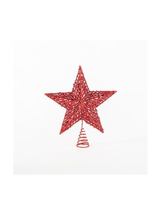 Χριστουγεννιάτικο Κρεμαστό Αστέρι Κόκκινο 34.5x30.5εκ.